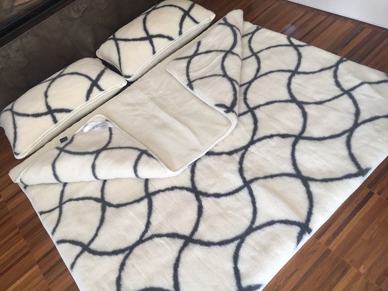 POŚCIEL WEŁNIANA KASZMIR ORIENT 180x200 + PODKŁAD