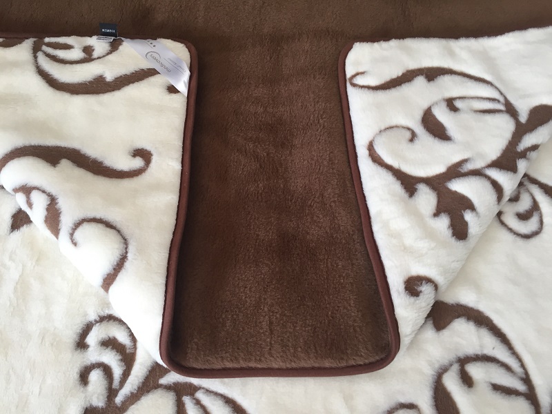 POŚCIEL WEŁNIANA CAMEL CIEMNY + KASZMIR SZLACHECKI 140x200