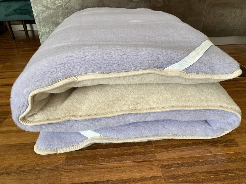 MATERAC WEŁNIANY ALPAKA ALPINA + CAMEL JASNY 120X200
