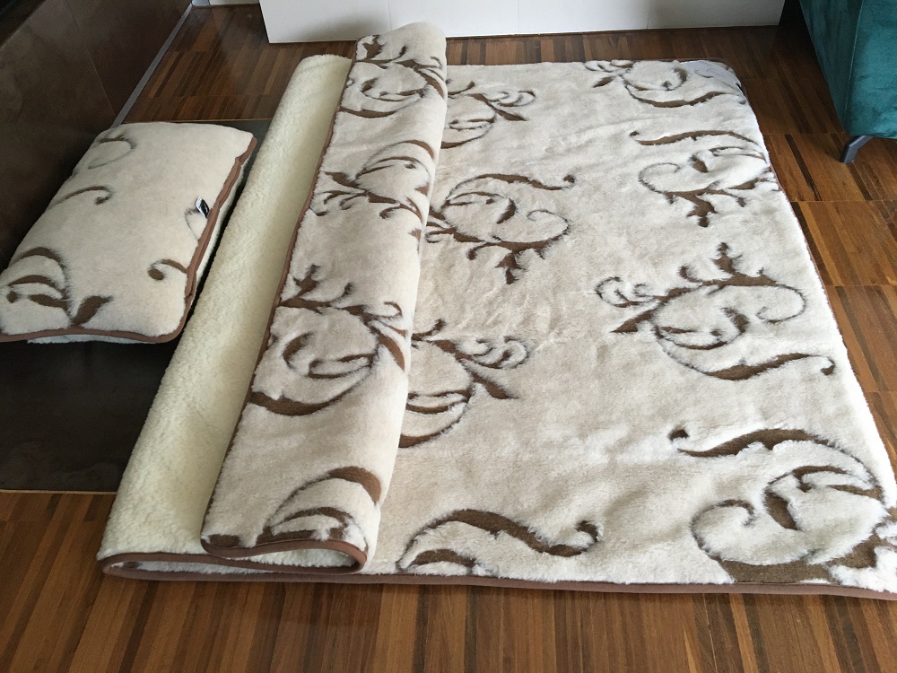 POŚCIEL WEŁNIANA CAMEL BOHO + MERYNOS TUMBLER 140x200