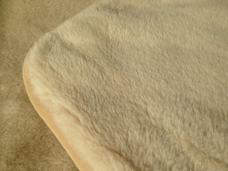 KOŁDRA WEŁNIANA CAMEL CAPPUCCINO 180X200