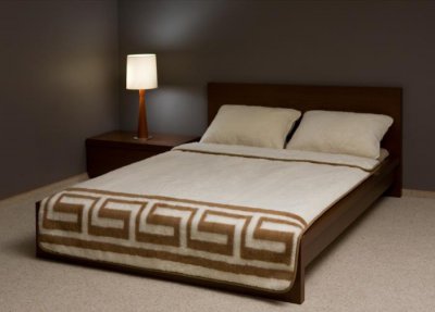 POŚCIEL WEŁNIANA KASZMIR LINEA 200x200 + MATERAC