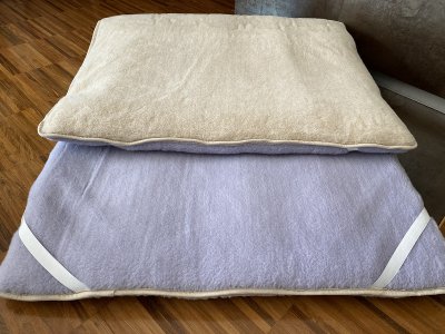 MATERAC WEŁNIANY ALPAKA ALPINA + CAMEL JASNY 160X200