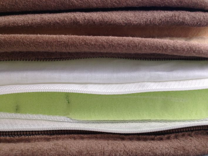 MATERAC WEŁNIANY CAMEL KRÓLEWSKI LATEKS 100X200