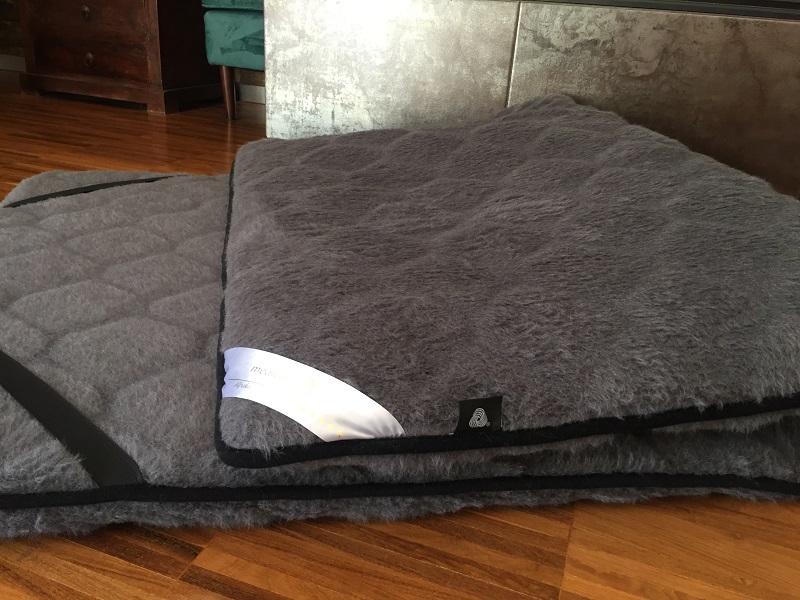 MATERAC WEŁNIANY ALPAKA CIEMNA CARO / ALPAKA CIEMNA CARO 120X200