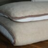 MATERAC WEŁNIANY 220x200 CAMEL JASNY MEGA GRUBY