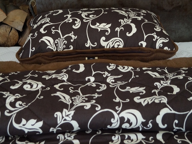Pościel Orientalna Camel + Bawełna Kolekcja Brown Mediolan 140x200