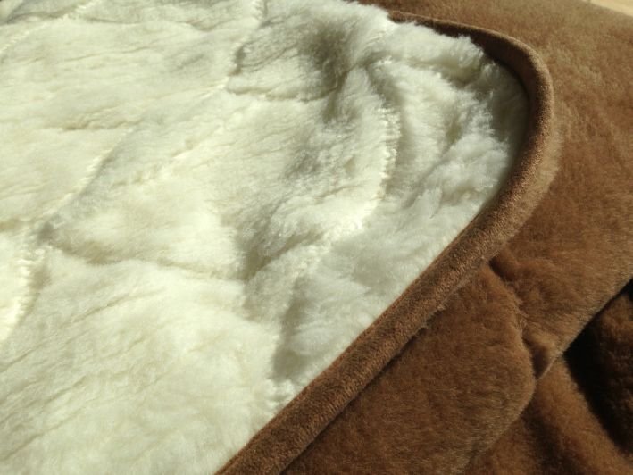 KOŁDRA WEŁNIANA CAMEL + KASZMIR SOFIA 160X200