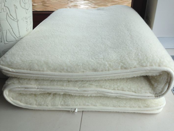 MATERAC Z WEŁNY MERYNOS Z OWCZEJ WEŁNY BQ 120x200