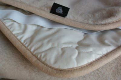 PODKŁAD Z WEŁNY WIELBŁĄDZIEJ 140x200 CAMEL JASNY LIGHT