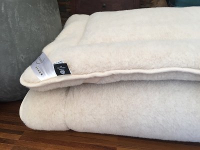 MATERAC WEŁNIANY CAMEL JASNY LIGHT 90x200