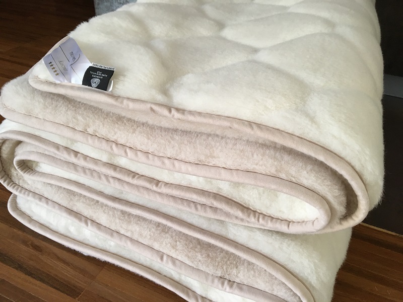 POŚCIEL WEŁNIANA CAMEL JASNY + KASZMIR CARO 160x200