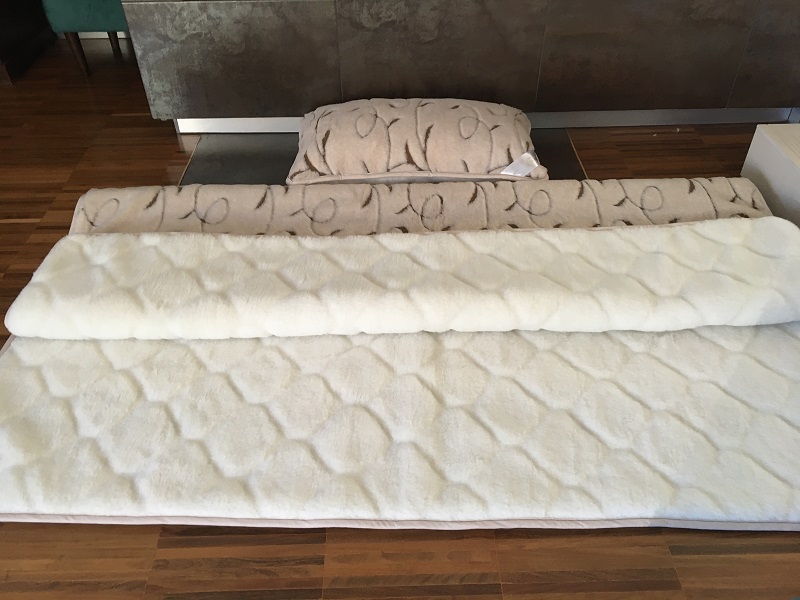 POŚCIEL WEŁNIANA CAMEL RAMPICANTI + KASZMIR CARO 140x200 + MATERAC