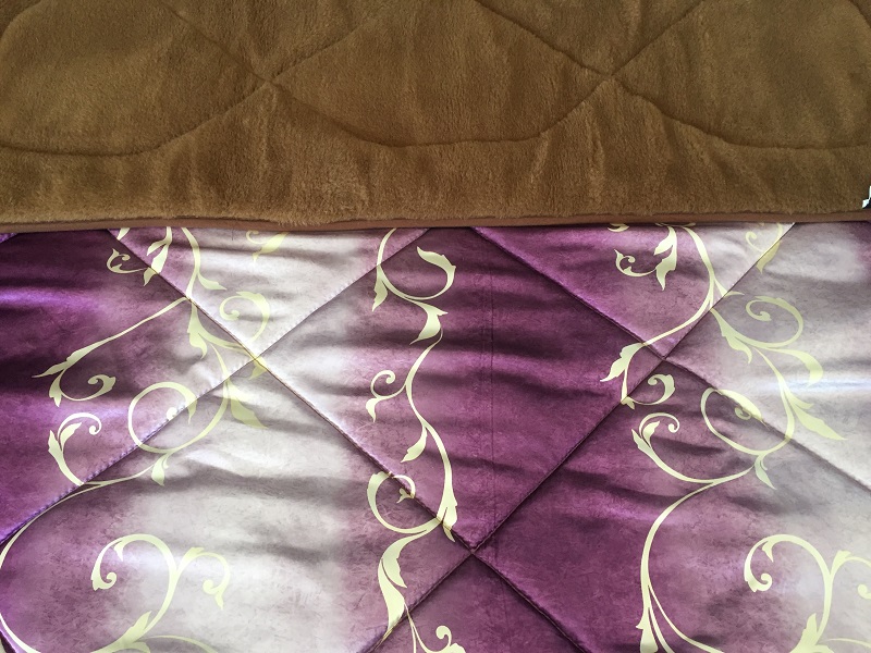 POŚCIEL Z WEŁNY WIELBŁĄDZIEJ + SATYNA VIOLET 240x200