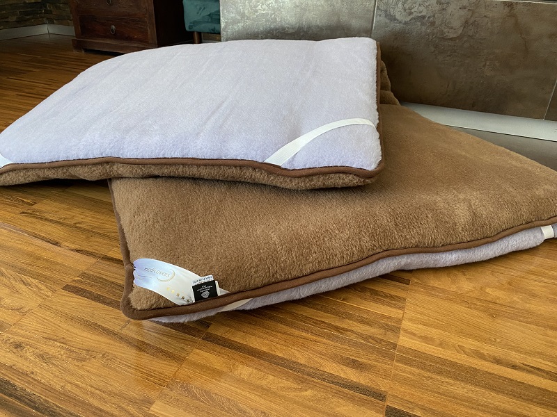 MATERAC WEŁNIANY ALPAKA ALPINA + CAMEL CIEMNY 100X200