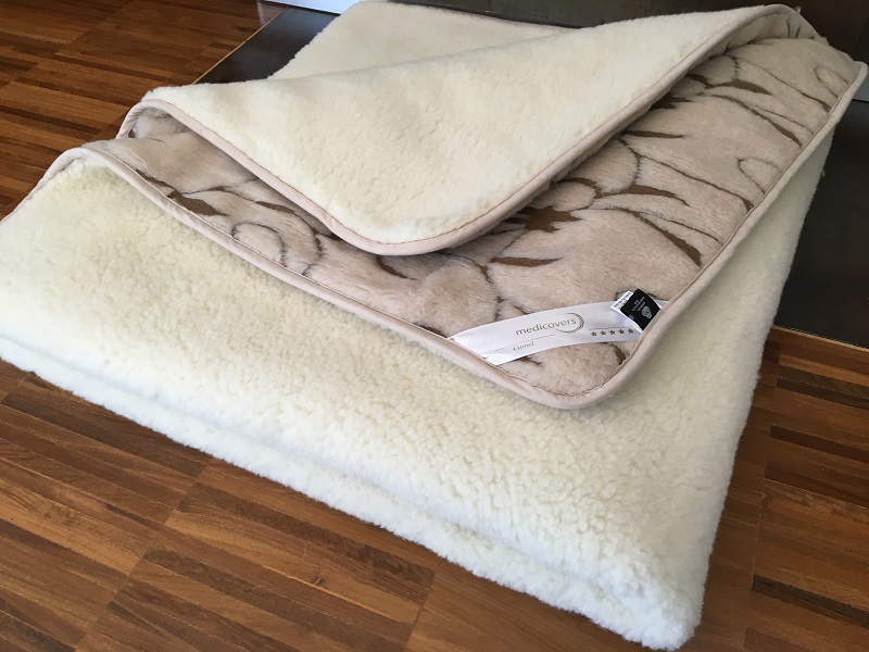 POŚCIEL WEŁNIANA CAMEL RAMPICANTI + MERYNOS TUMBLER 160x200 + MATERAC