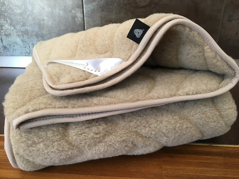 KOC WEŁNIANY CAMEL WARKOCZ JASNY 160x200