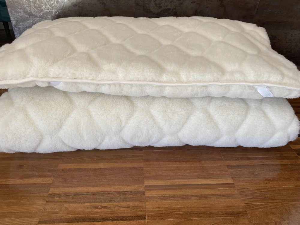 MATERAC WEŁNIANY KASZMIR CARO MEGA GRUBY 160x200