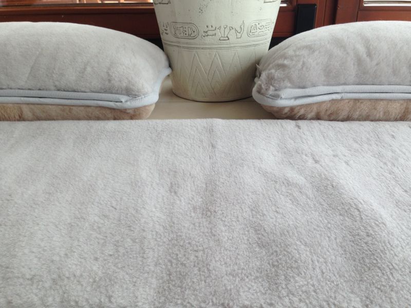 POŚCIEL WEŁNIANA ALPAKA ALPINA + CAMEL CAPPUCINO 180x200 + MATERAC