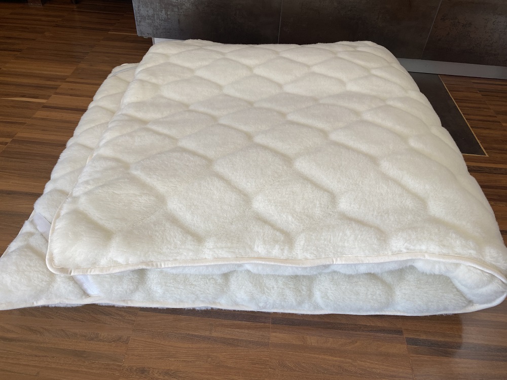 MATERAC WEŁNIANY KASZMIR CARO MEGA GRUBY 160x200