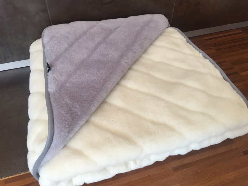 KOŁDRA Z WEŁNY ALPAKI EXCLUSIVE PASY + KASZMIR PASY 140x200
