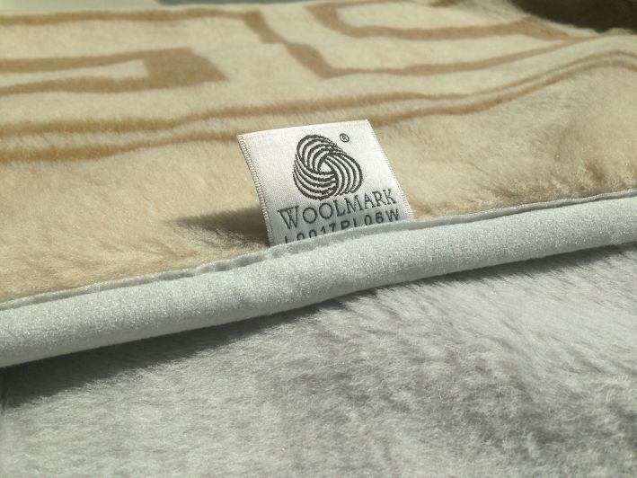 Kołdra z wełny Alpaki Silver + Camel Cappucino Greka 180x200