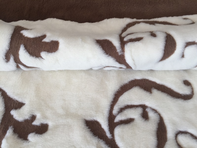 POŚCIEL WEŁNIANA CAMEL CIEMNY + KASZMIR SZLACHECKI 160x200 + PODKŁAD