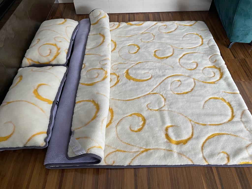 POŚCIEL WEŁNIANA ALPAKA ALPINA + KASZMIR GOLD 240x200 + PODKŁAD