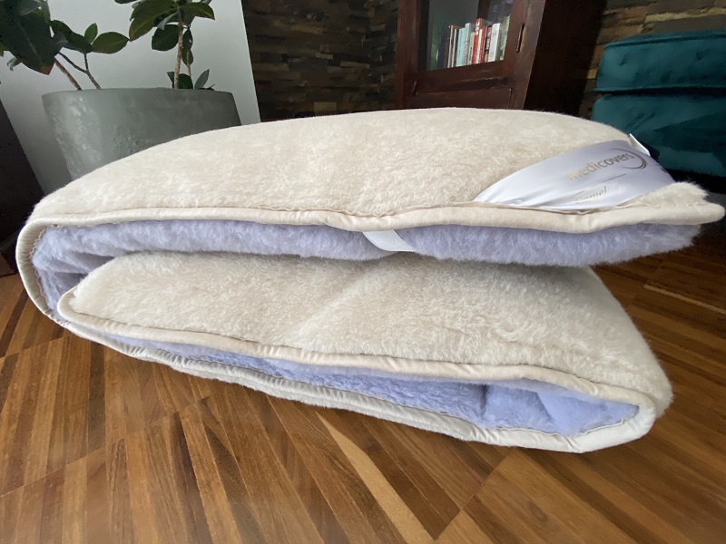 MATERAC WEŁNIANY ALPAKA ALPINA + CAMEL JASNY 120X200