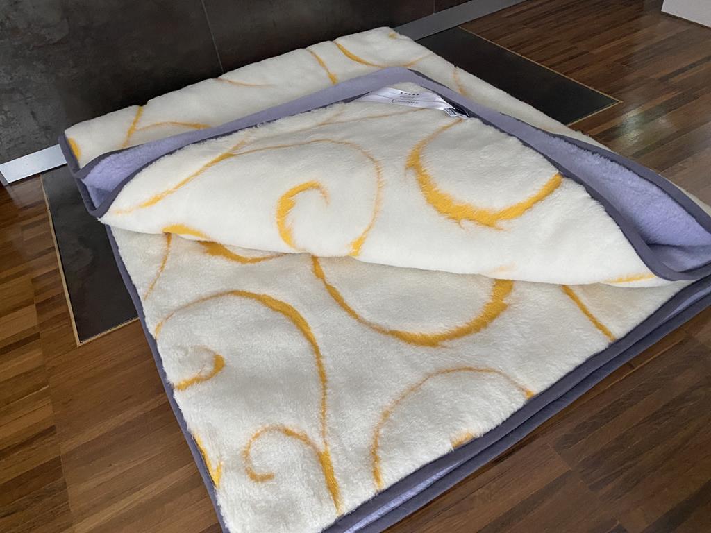 KOŁDRA Z WEŁNY ALPAKI ALPINA + KASZMIR GOLD 160x200