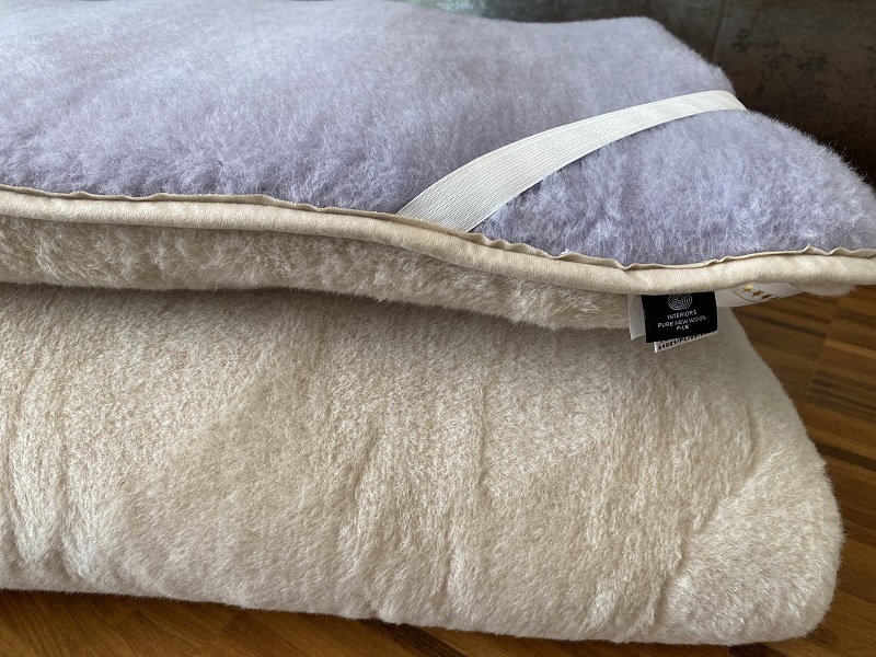 MATERAC WEŁNIANY ALPAKA ALPINA + CAMEL JASNY 120X200