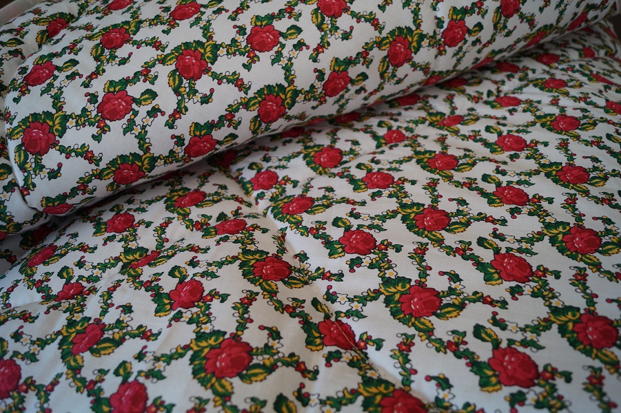 Kołdra orientalna Merynos + Bawełna Kolekcja ROSES 160x200