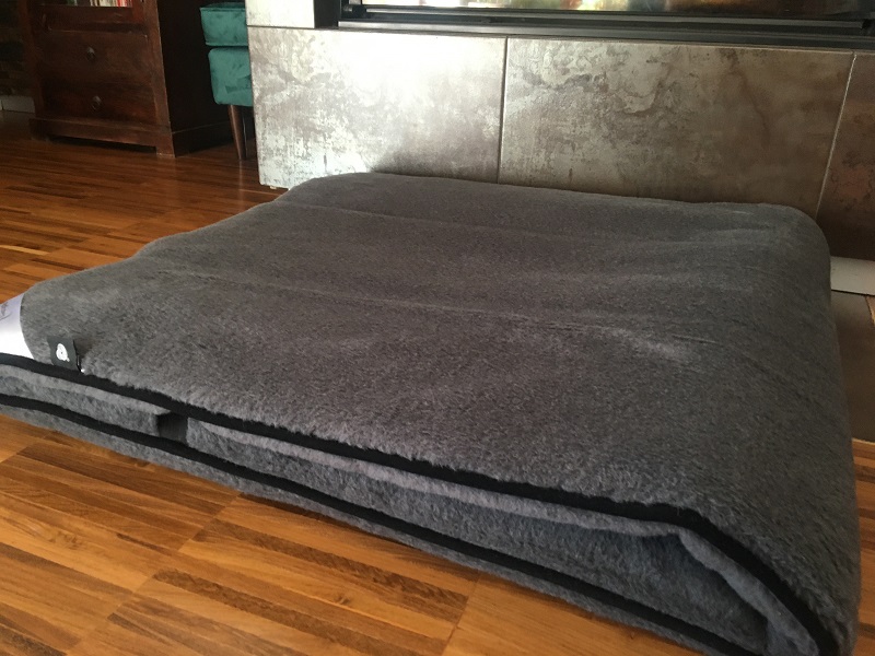 MATERAC WEŁNIANY ALPAKA CIEMNA / ALPAKA CIEMNA 140X200