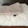 KOŁDRA WEŁNIANA CAMEL JASNY + KASZMIR CARO 220X200