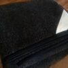 KOC Z OWCZEJ WEŁNY MERYNOS TUMBLER BLACK 180x200