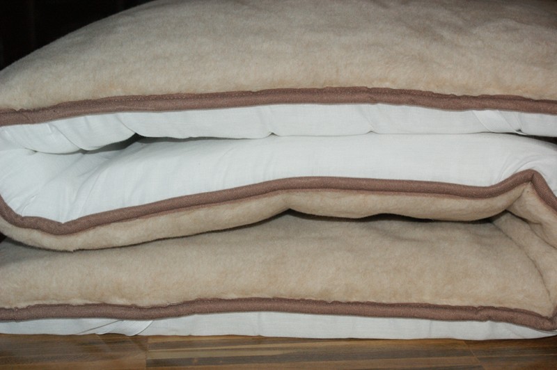 MATERAC WEŁNIANY 100x200 CAMEL JASNY MEGA GRUBY