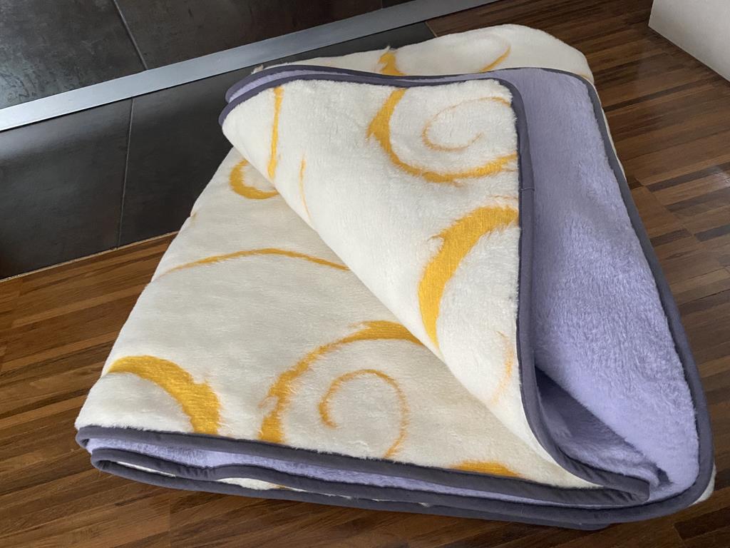 KOŁDRA Z WEŁNY ALPAKI ALPINA + KASZMIR GOLD 160x200