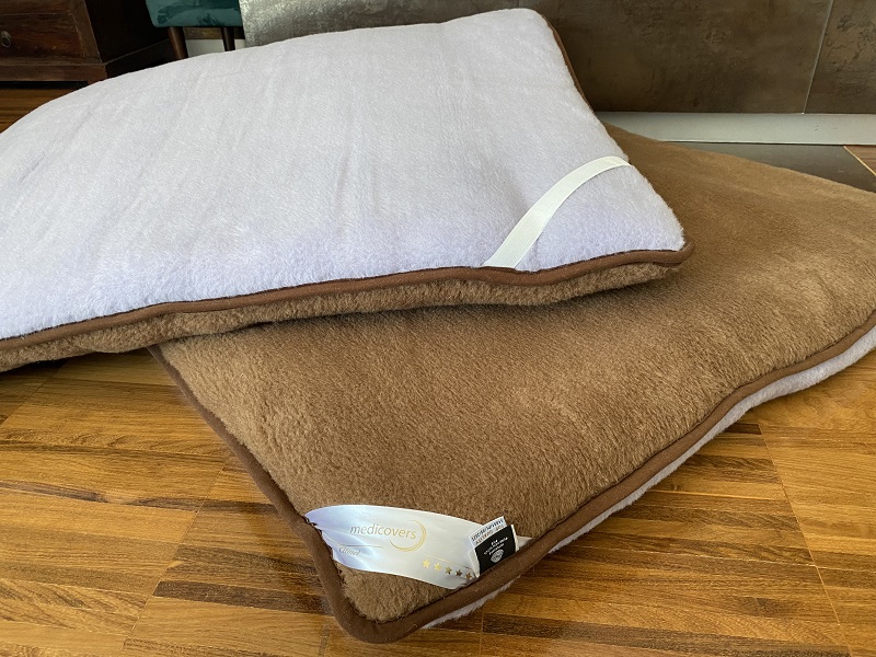 MATERAC WEŁNIANY ALPAKA ALPINA + CAMEL CIEMNY 100X200