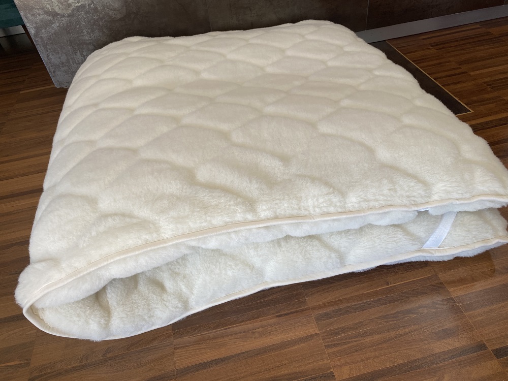 MATERAC WEŁNIANY KASZMIR CARO MEGA GRUBY 160x200