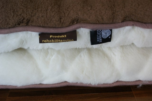 POŚCIEL Z WEŁNY CAMEL CIEMNY + KASZMIR SOFFIATO 140x200 + MATERAC