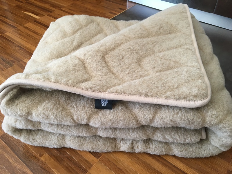 KOC WEŁNIANY CAMEL WARKOCZ JASNY 160x200
