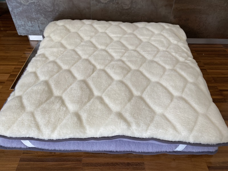 MATERAC WEŁNIANY ALPAKA ALPINA + KASZMIR CARO 100X200