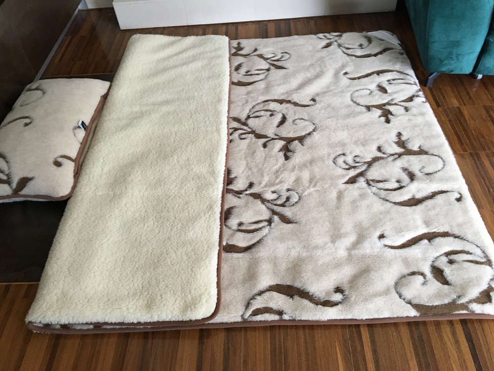 POŚCIEL WEŁNIANA CAMEL BOHO + MERYNOS TUMBLER 140x200