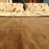 POŚCIEL WEŁNIANA CAMEL BENJAMIN BRĄZOWY Z WEŁNY CAMEL 220X200 + PODKŁAD