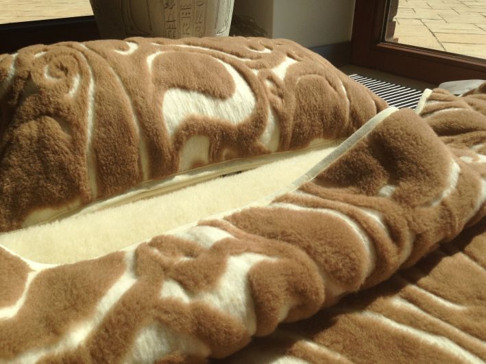 POŚCIEL Z WEŁNY CAMEL WOOLSTAR + MERYNOS 140X200