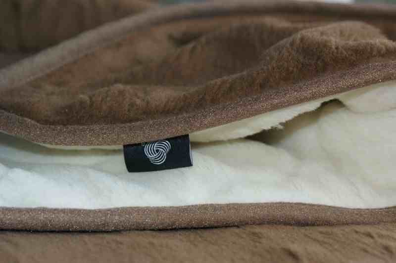 KOŁDRA WEŁNIANA CAMEL CIEMNY + KASZMIR CARO 200X200