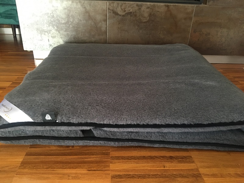 MATERAC WEŁNIANY ALPAKA CIEMNA / ALPAKA CIEMNA 140X200