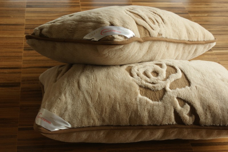 POŚCIEL WEŁNIANA CAMEL RÓŻA Z WEŁNY CAMEL 240X200 + PODKŁAD