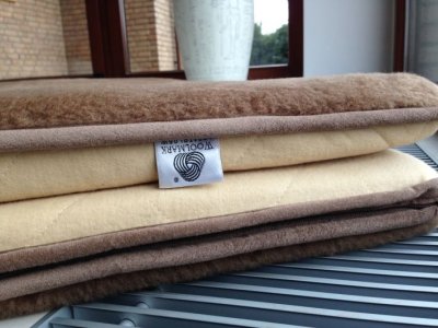 MATERAC WEŁNIANY CAMEL KRÓLEWSKI LATEKS 100X200