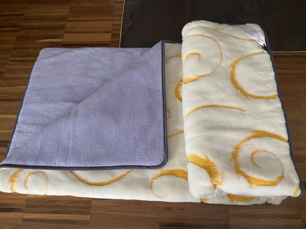 KOŁDRA Z WEŁNY ALPAKI ALPINA + KASZMIR GOLD 160x200